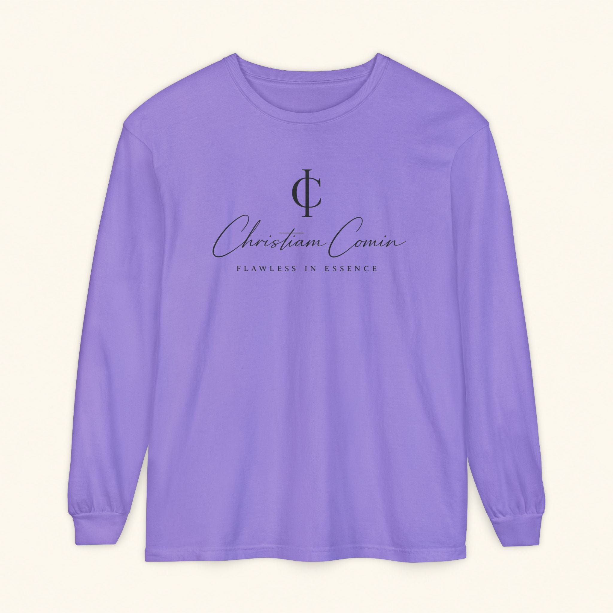 Midnight Script Long Sleeve