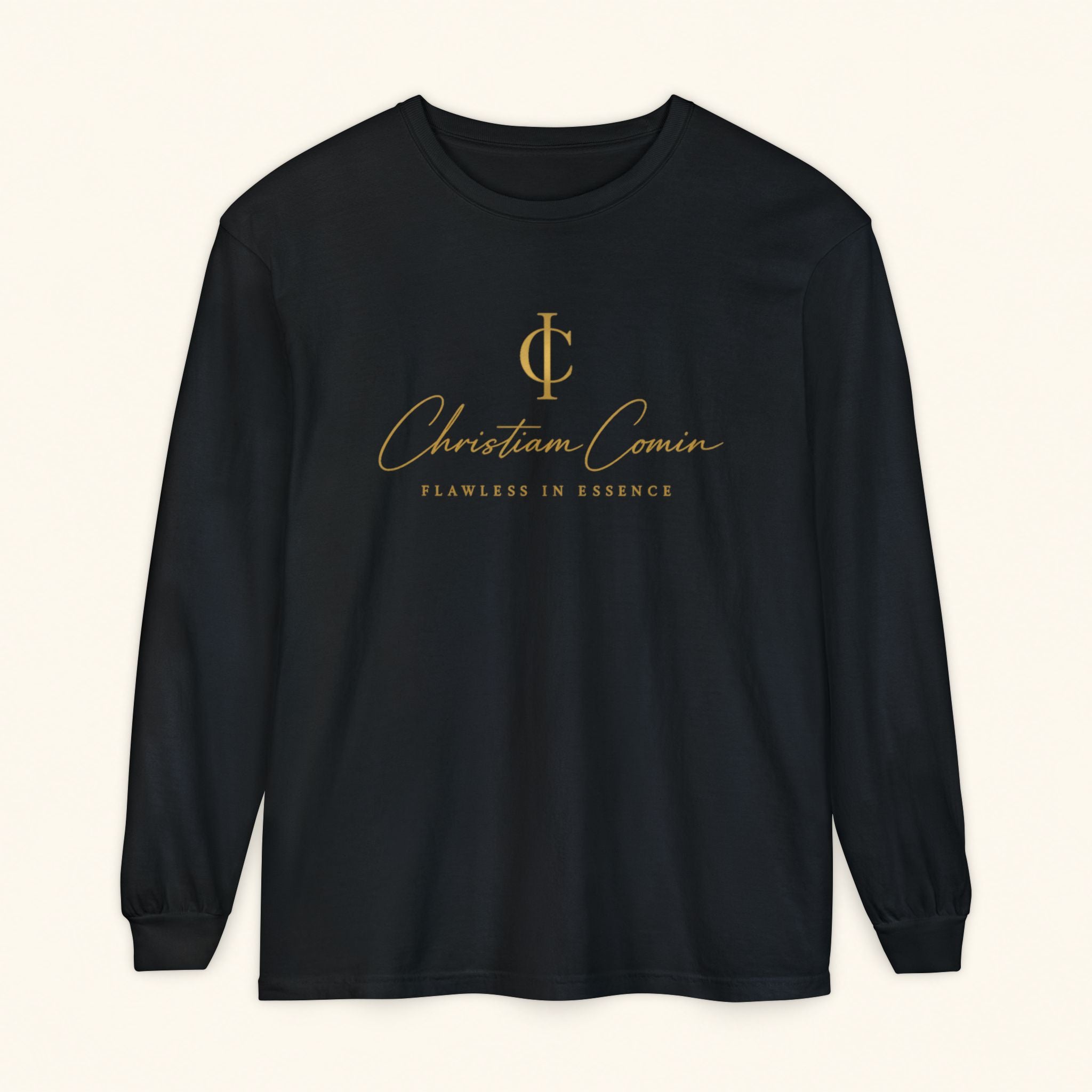 Midnight Script Long Sleeve