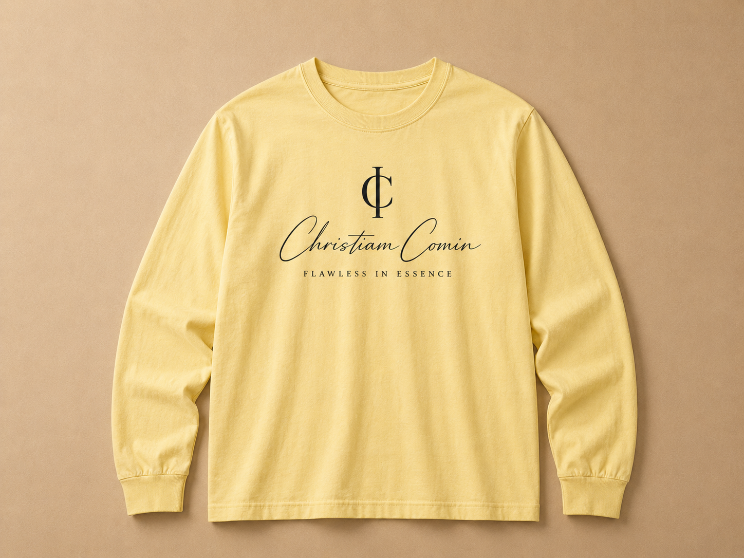Midnight Script Long Sleeve