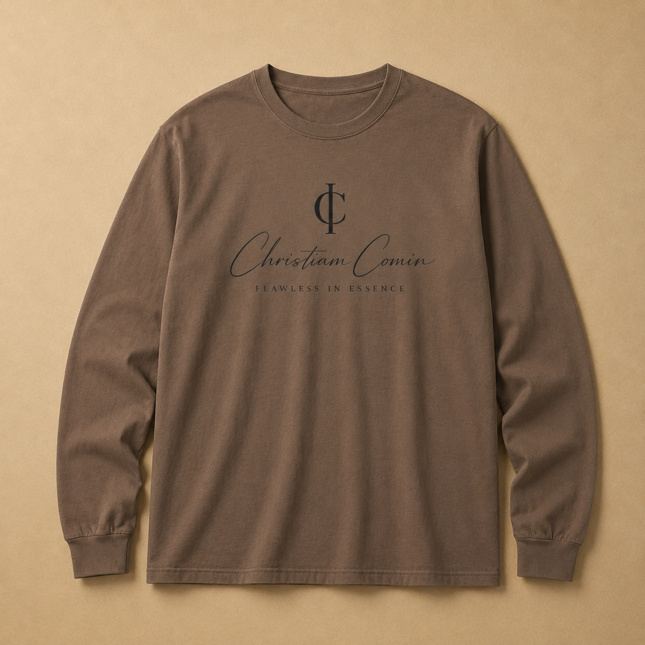 Midnight Script Long Sleeve