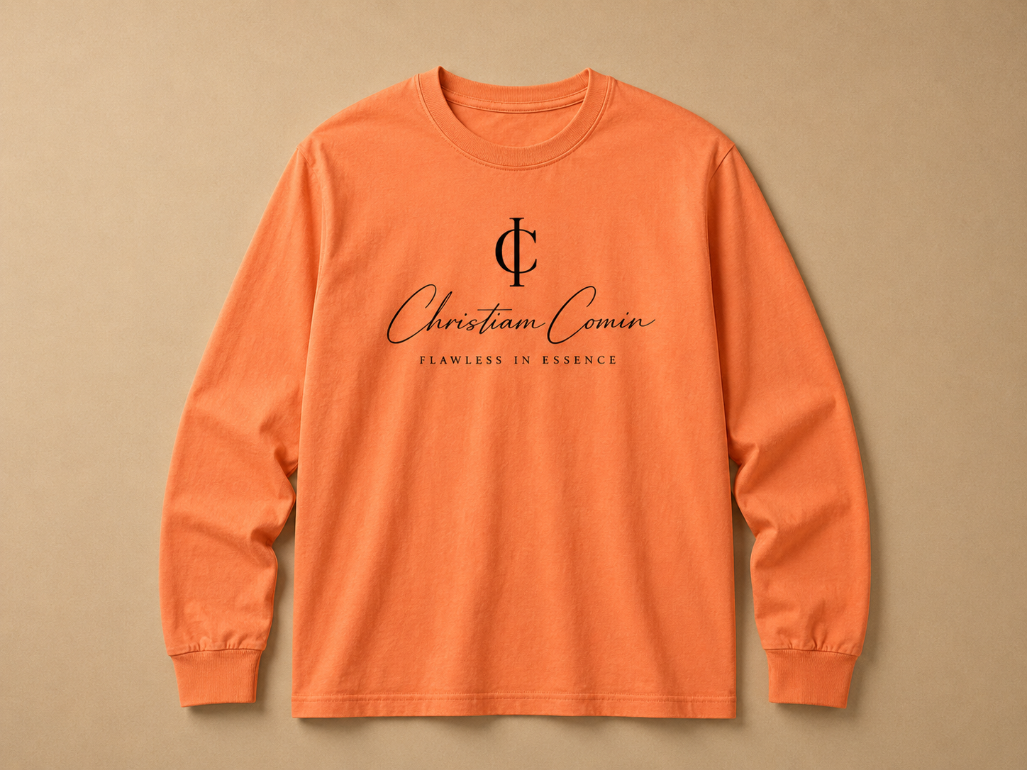 Midnight Script Long Sleeve