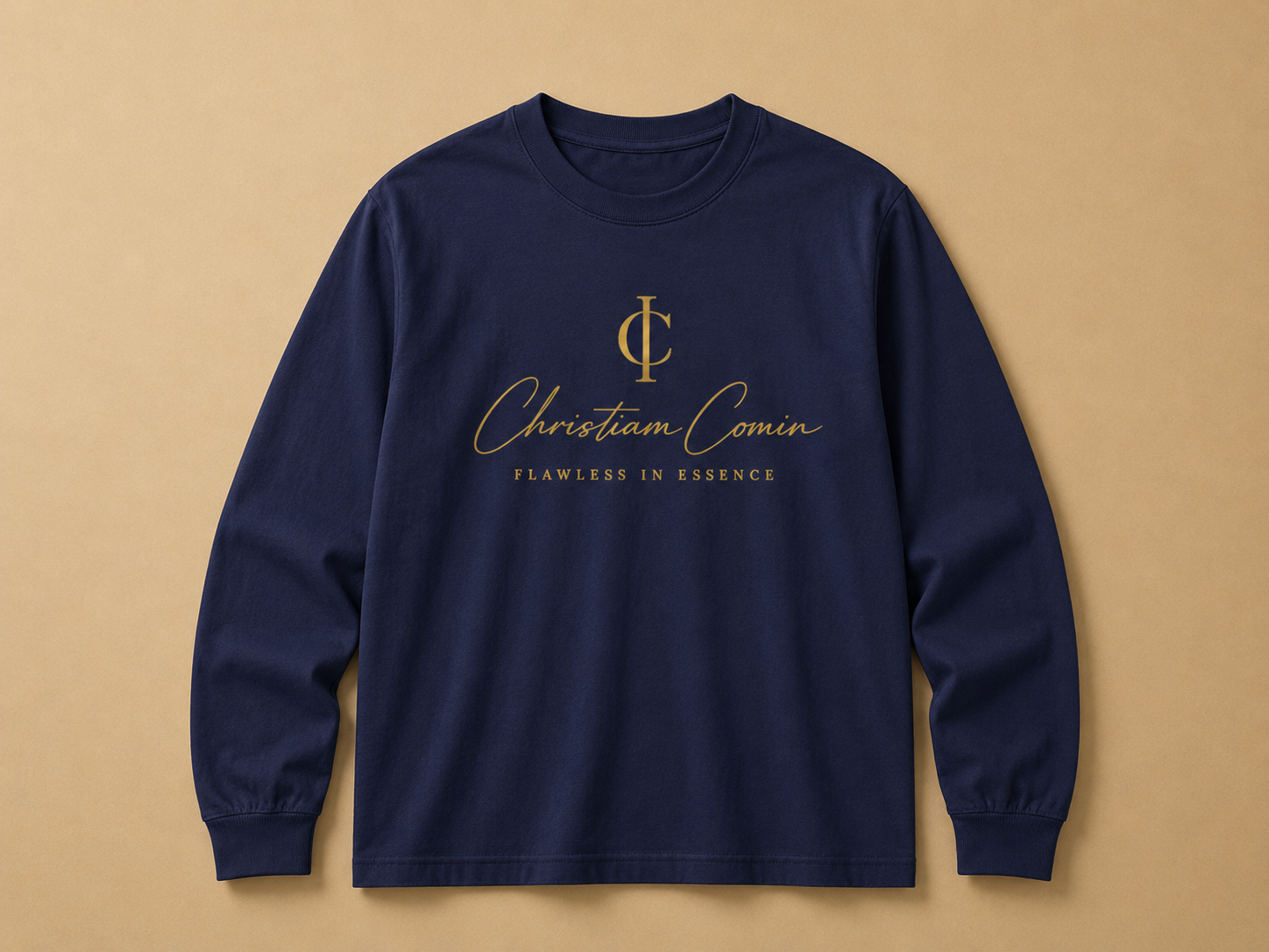 Midnight Script Long Sleeve