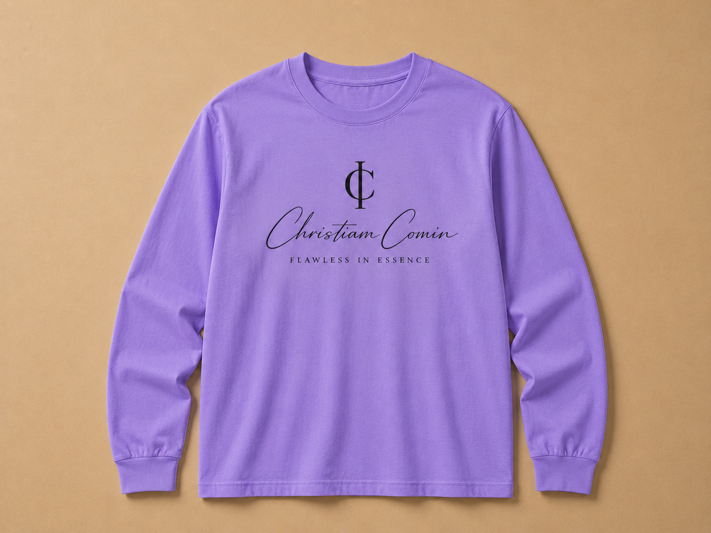Midnight Script Long Sleeve